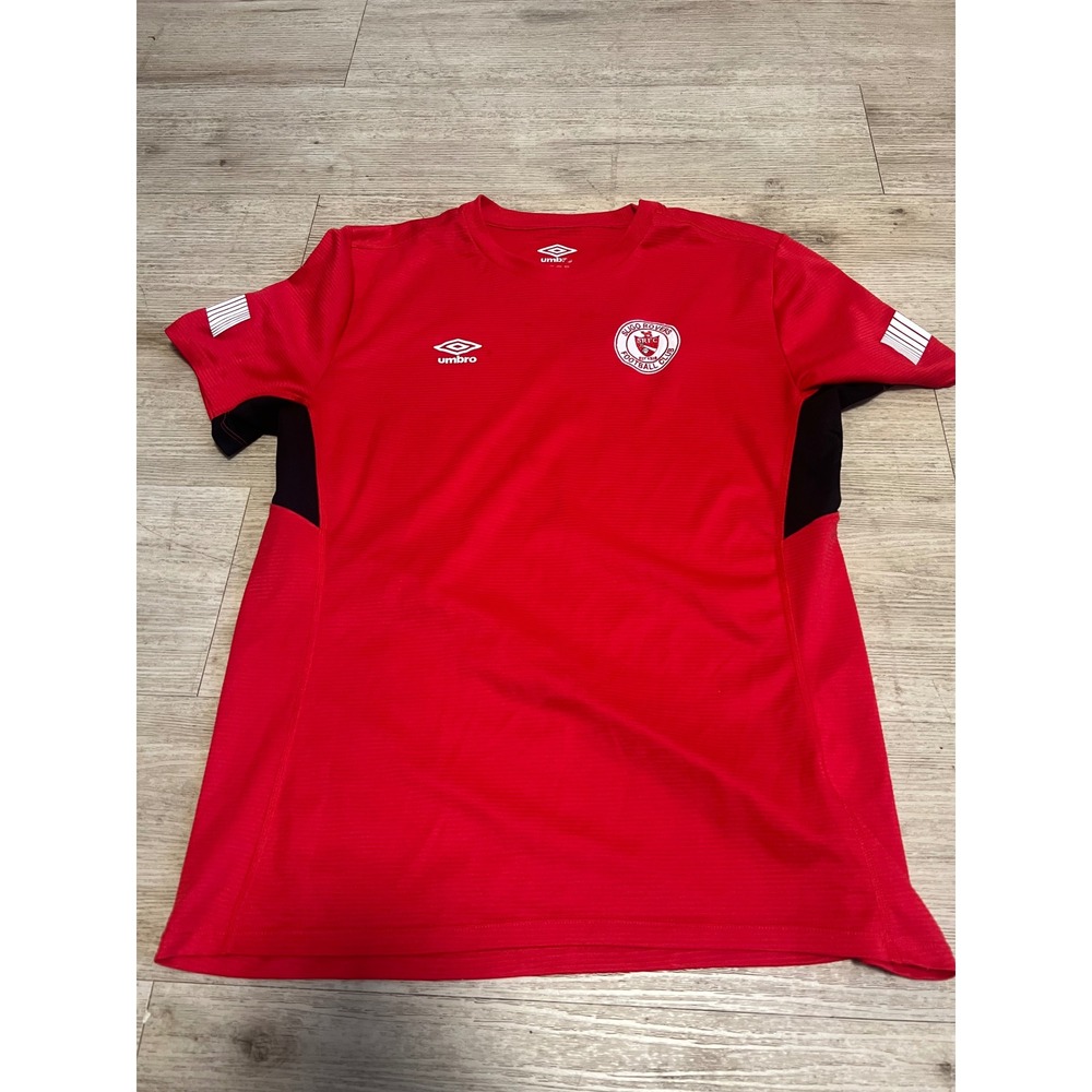 Umbro Sligo Rovers FC Training Jersey Mens Large Red Soccer Football Shirt